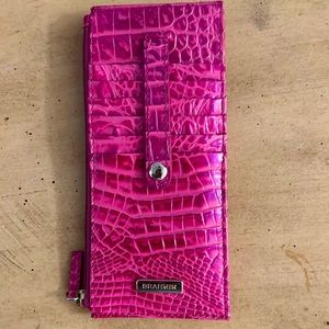 Brahmin Alligator Embossed Genuine Leather Wallet- Like New